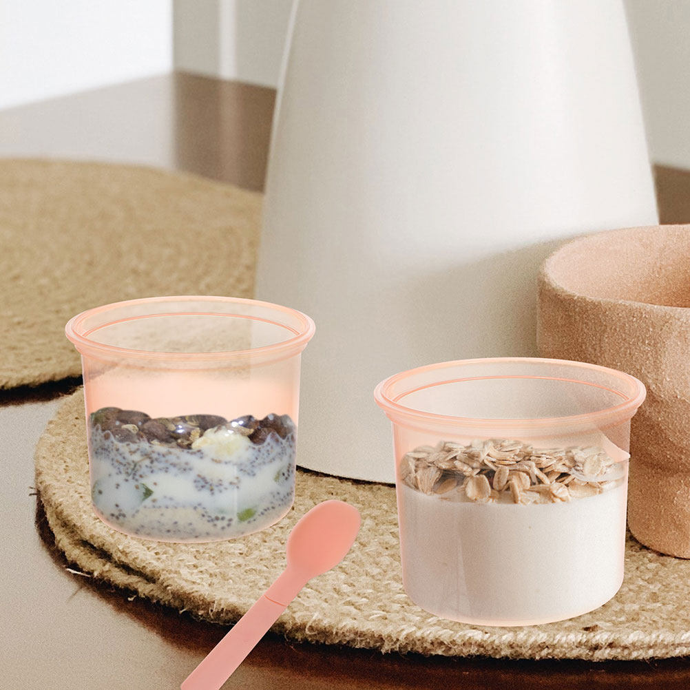 Meal Prep Overnight Oats - 2 adet gecelik yulaf kavanoz seti