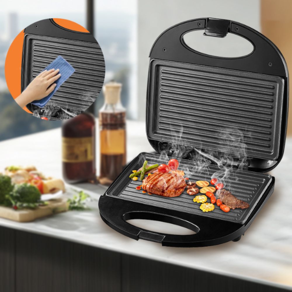 Breakfast Sandwich Press - Çok Fonksiyonlu Kahvaltı Makinesi Çift Taraflı