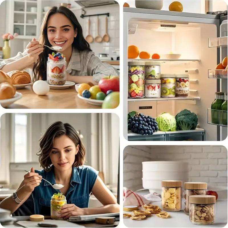 4'lü Paket Gecelik Yulaf Ezmes - Meal Prep Overnight Oats incelemesi ve fiyatı