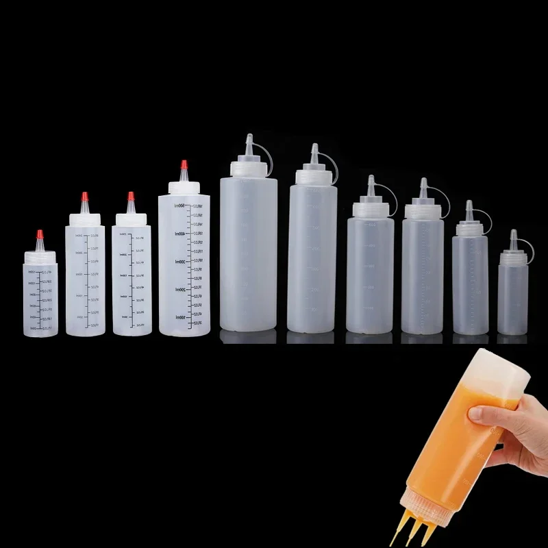 1 adet Empty120ml-1000ml PE Pl - Sauce Squeeze Bottle incelemesi ve fiyatı