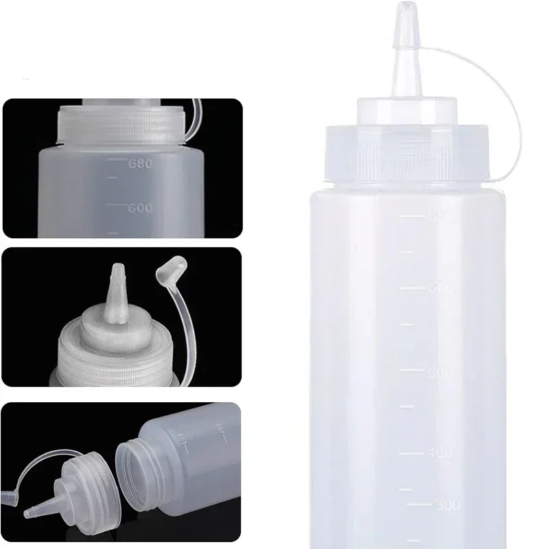 1 adet Empty120ml-1000ml PE Pl - Sauce Squeeze Bottle incelemesi ve fiyatı