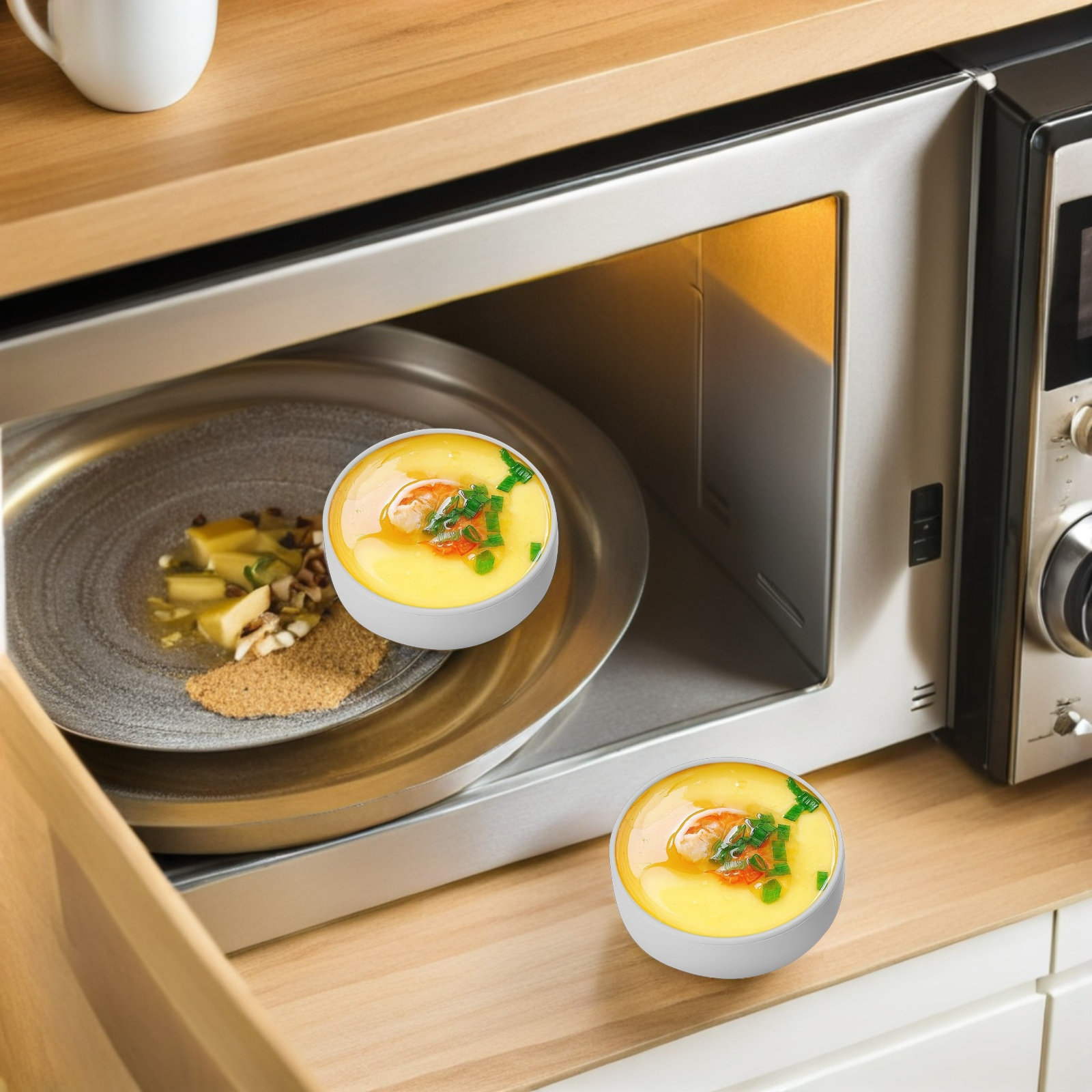 3 Adet Silikon Air Fryer Yumur - Meal Prep Healthy Breakfast incelemesi ve fiyatı