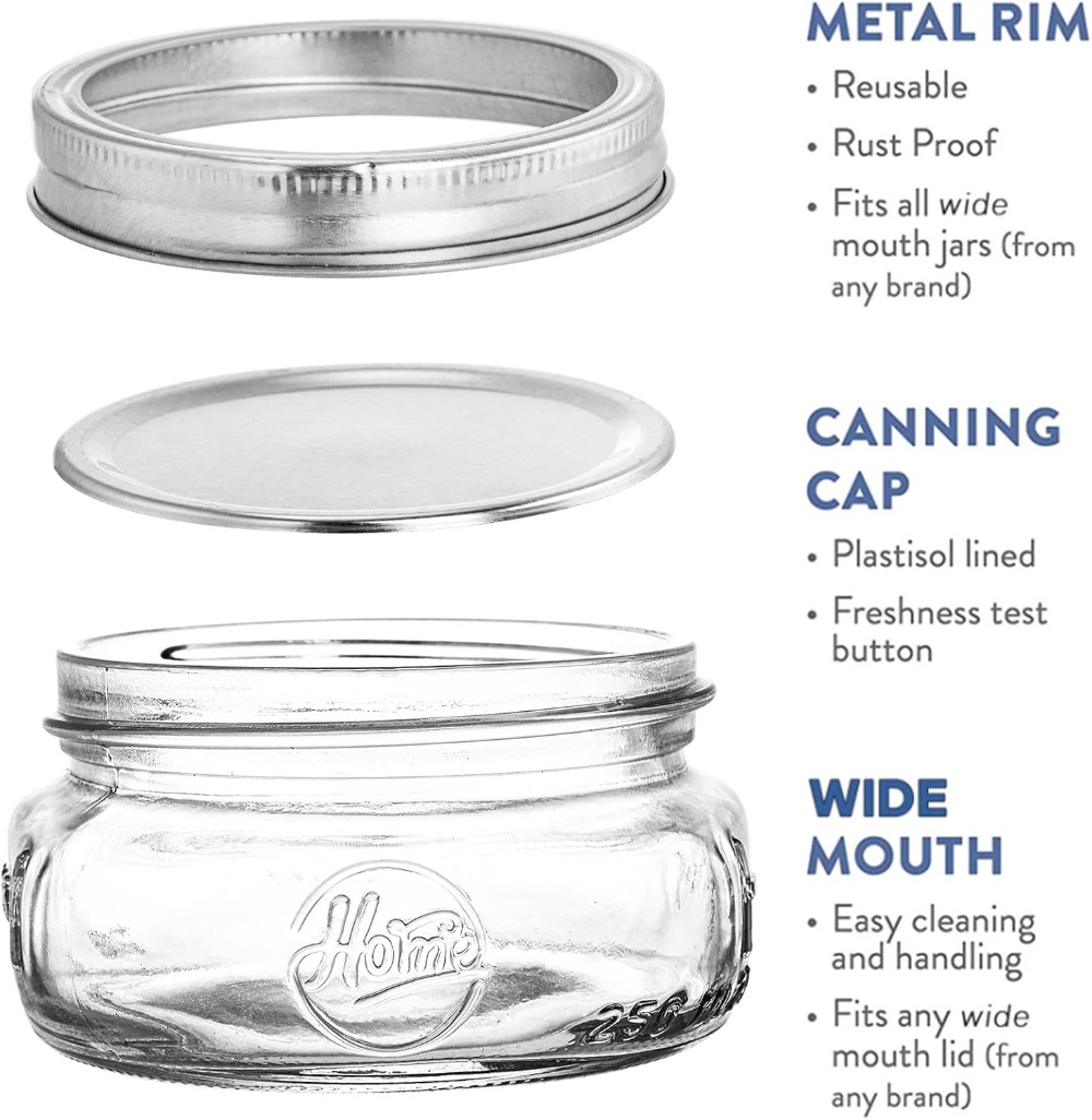 12'li Paket 8oz Geniş Ağızlı C - Meal Prep Overnight Oats incelemesi ve fiyatı