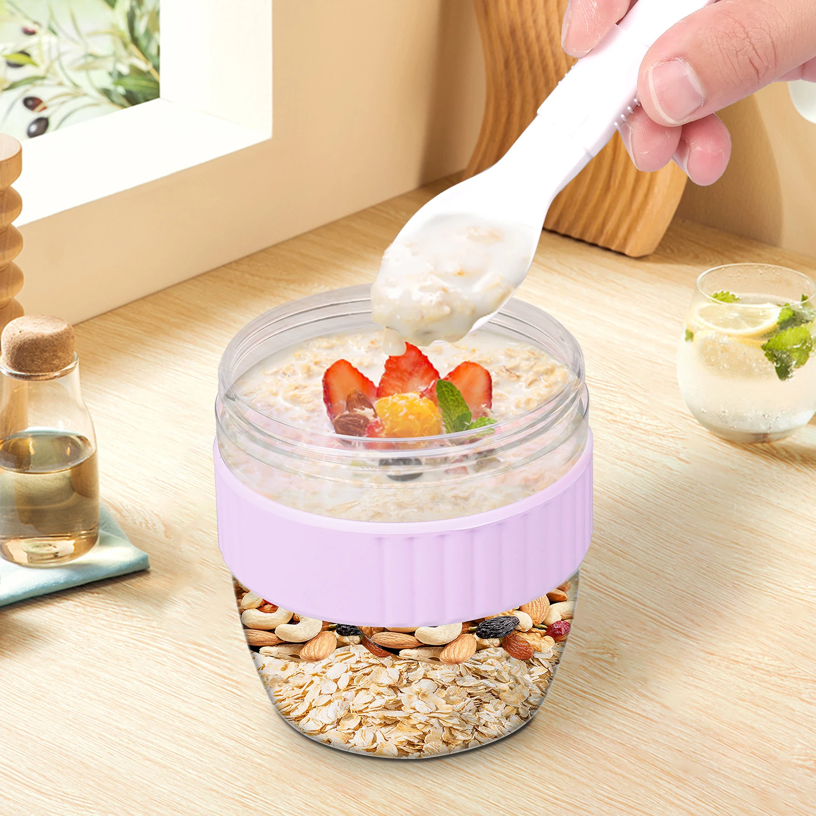Çift Katmanlı Gece Boyu Yulaf  - Meal Prep Overnight Oats incelemesi ve fiyatı