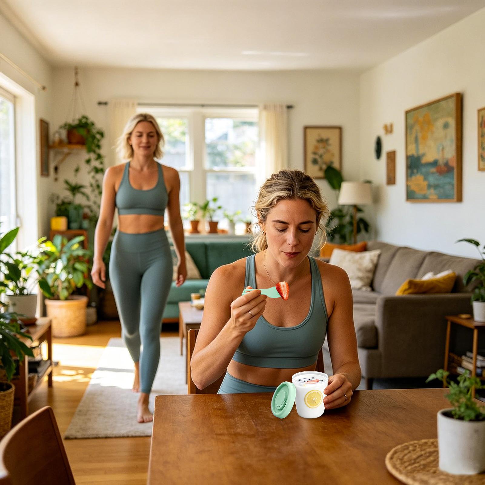 Kapaklı Yoğurt Kapları, Süzgeç - Meal Prep Overnight Oats incelemesi ve fiyatı