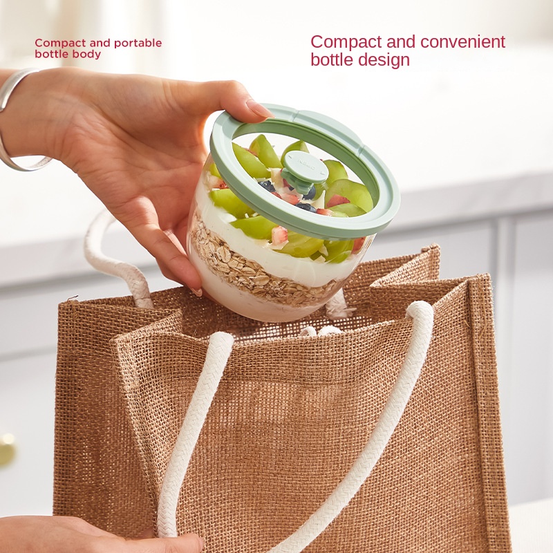 Hava Geçirmez Havalandırmalı K - Meal Prep Overnight Oats incelemesi ve fiyatı