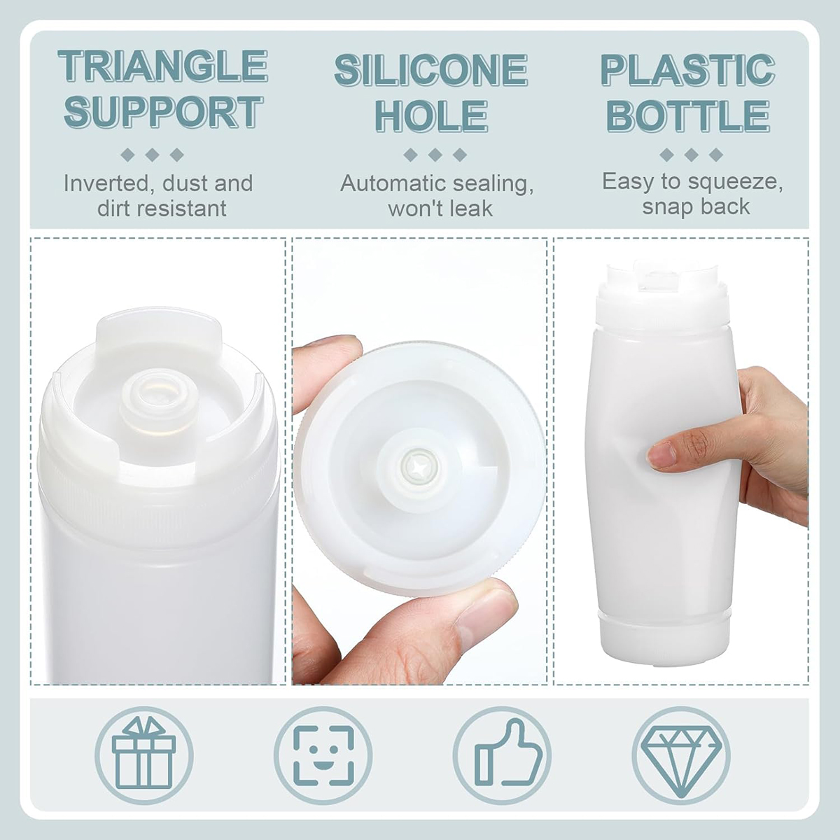 Büyük Kapasiteli Plastik Sos Ş - Sauce Squeeze Bottle incelemesi ve fiyatı