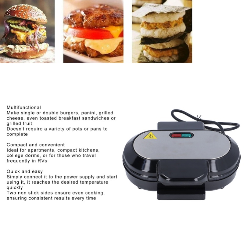 750W Elektrikli Biftek Izgaras - Breakfast Sandwich Press incelemesi ve fiyatı